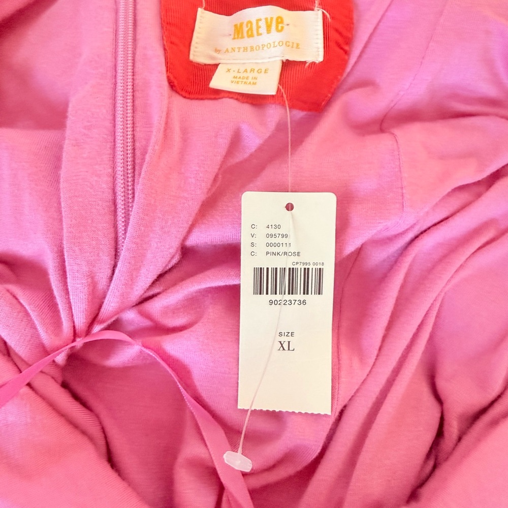 Maeve Pink Backless Midi Dress - Picture 4 of 4